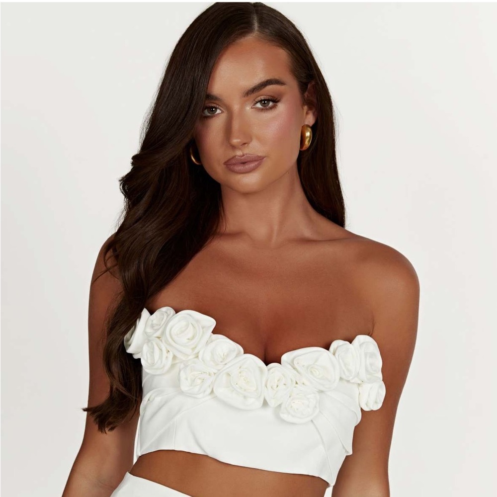 BRIDE TOP!! Paloma Rose Crop Top